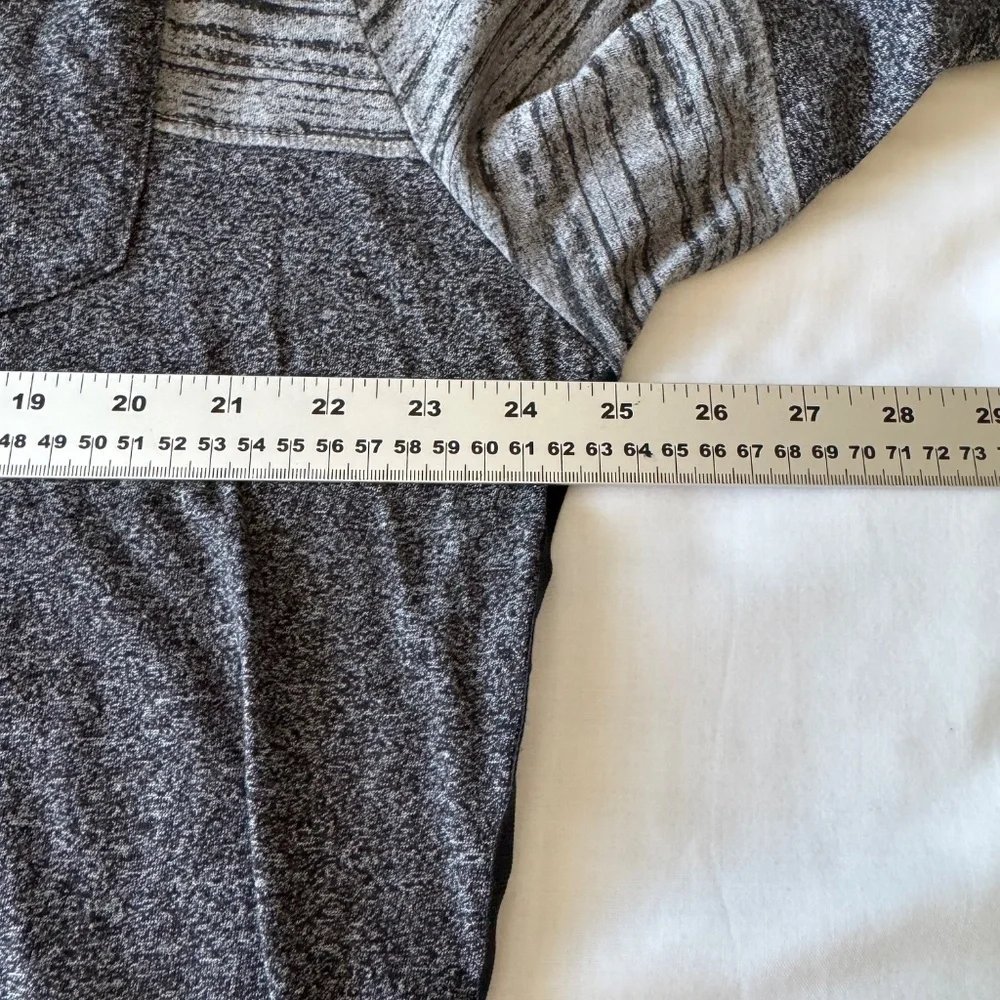 Dark Black‎ by Projek Raw XXL Men's Long Sleeve T-Shirt Marled Gray Streetwear - Picture 11 of 14